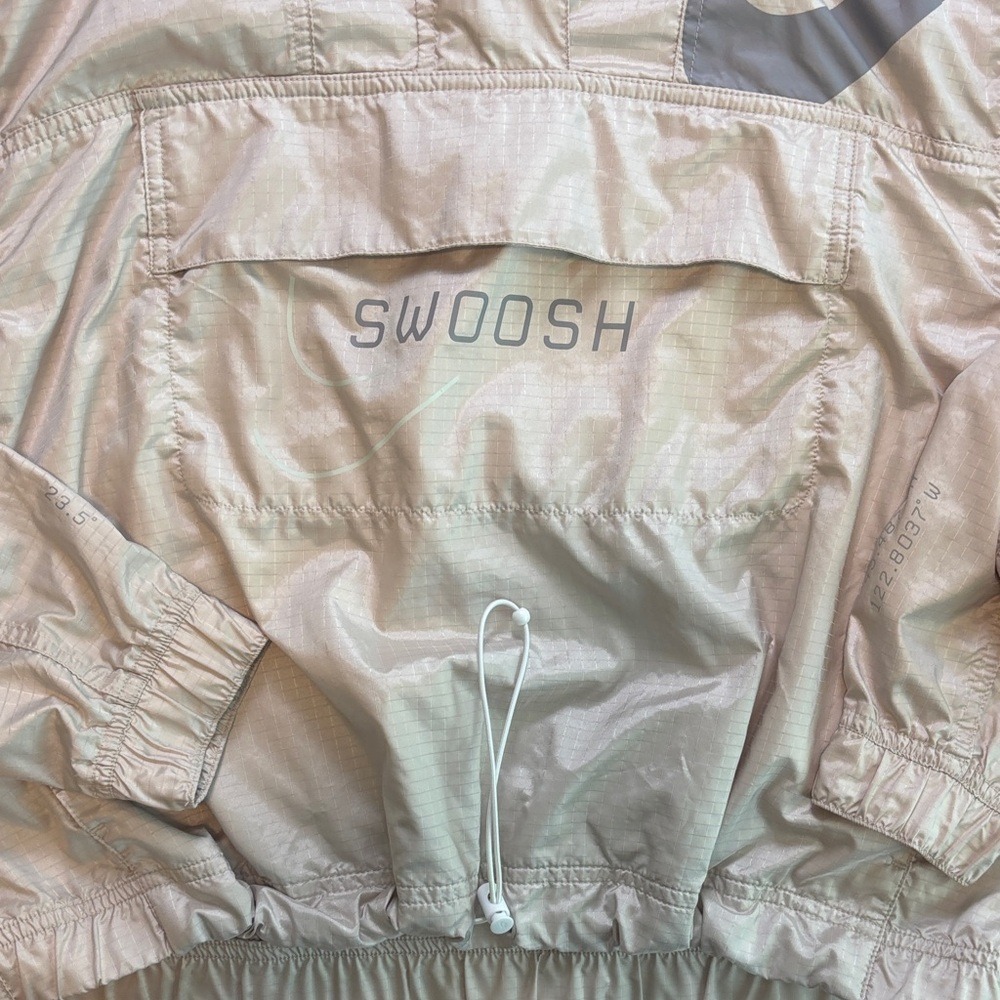 Nike Utility Ripstop Pullover Beige Oversize M Li… - image 3